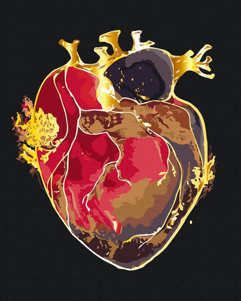 Malowanie po numerach Z miłością do siebie © Julia Angeliuk (BS54433)