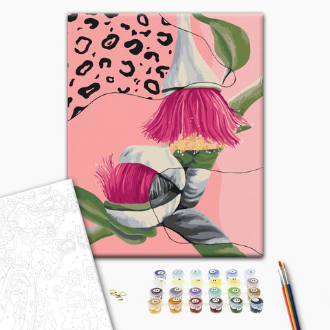 Malowanie po numerach Flora w panterkę © Kateryna Savych (BS54455)