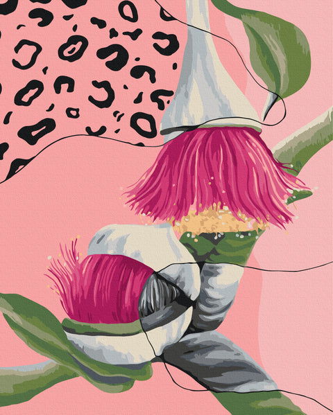 Malowanie po numerach Flora w panterkę © Kateryna Savych (BS54455)