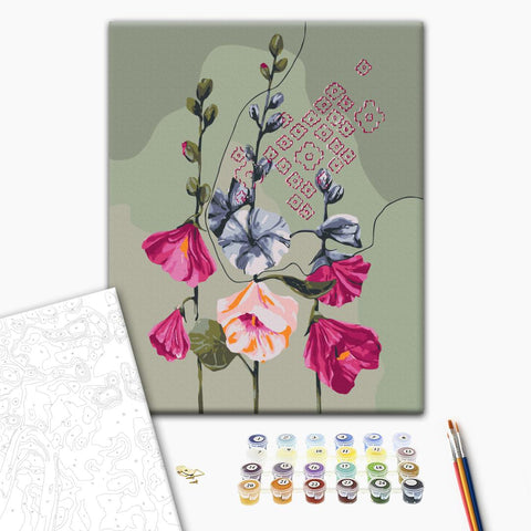 Malowanie po numerach Malwy zakwitły © Kateryna Savych (BS54457)