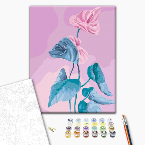 Malowanie po numerach Kwitnące serce © Kateryna Savych (BS54458)