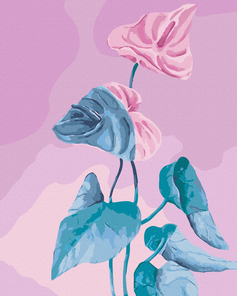 Malowanie po numerach Kwitnące serce © Kateryna Savych (BS54458)