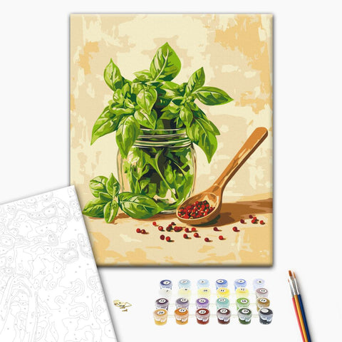 Malowanie po numerach Pachnąca bazylia (BS54434)