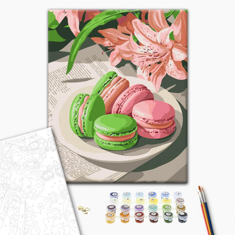 Malowanie po numerach Kolorowy makaron (BS54438)