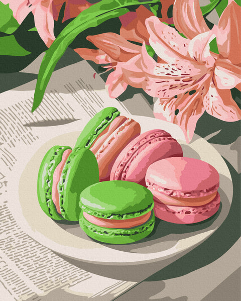 Malowanie po numerach Kolorowy makaron (BS54438)