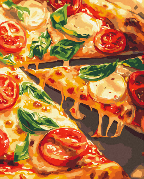 Malowanie po numerach Smaczna pizza (BS54441)