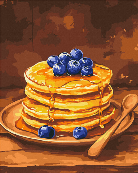 Malowanie po numerach Naleśniki z jagodami (BS54443)