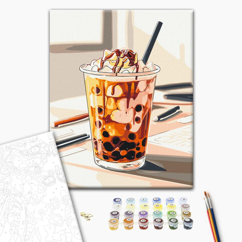 Malowanie po numerach Napój bąbelkowy (BS54444)