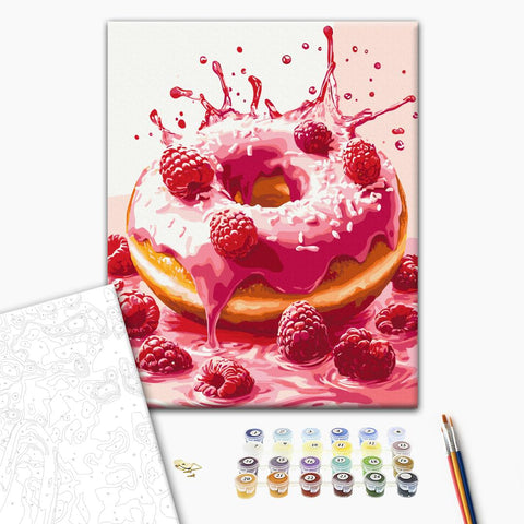 Malowanie po numerach Darowizna malinowa (BS54446)