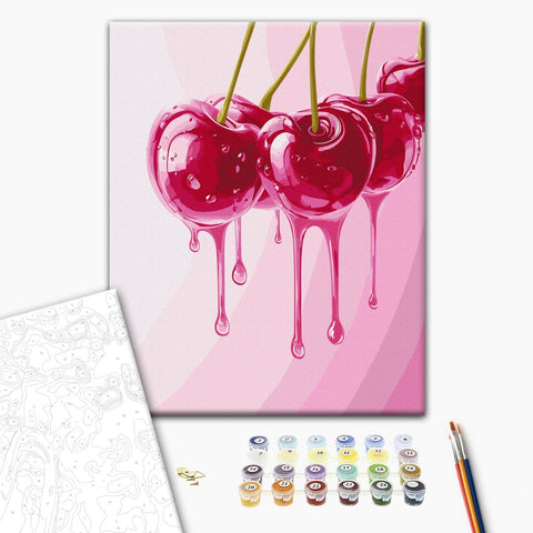 Malowanie po numerach Czereśnie (BS54453)