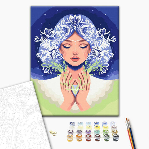 Malowanie po numerach Mistrzyni ciszy © Karina Zimina (BS54322)