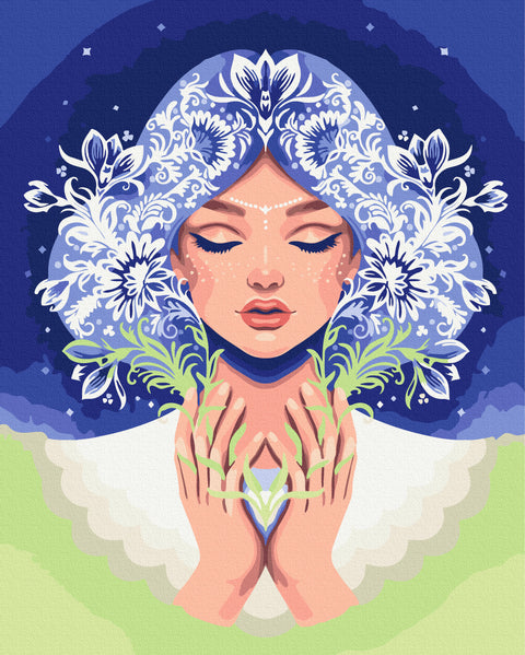 Malowanie po numerach Mistrzyni ciszy © Karina Zimina (BS54322)