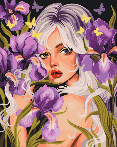 Malowanie po numerach Kwiat molfar © Karina Zimina (BS54320)