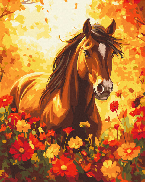 Malowanie po numerach Kwiatowa wolność (BS54420)