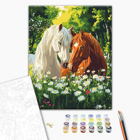 Malowanie po numerach Cisza kwitnących poranków (BS54425)