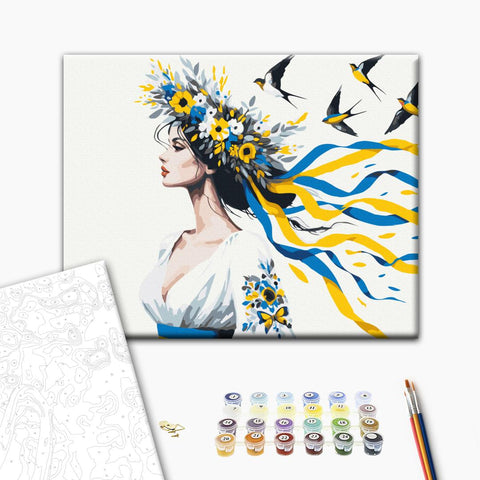 Malowanie po numerach Wiatr wolności © Anna Hrytsiuk (BS54372)