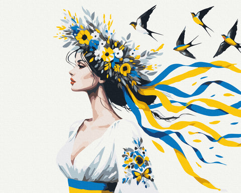 Malowanie po numerach Wiatr wolności © Anna Hrytsiuk (BS54372)