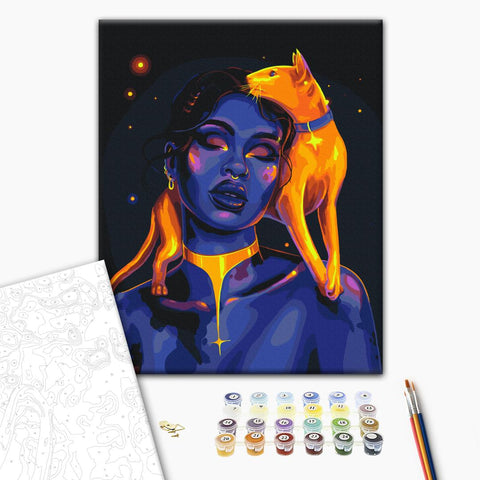 Malowanie po numerach Wewnętrzna bestia © Solomiya Kovalchuk (BS54461)