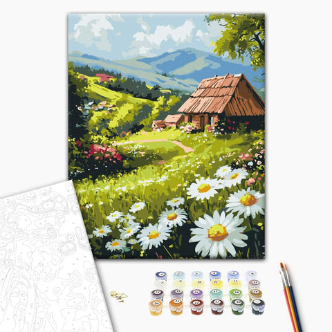 Malowanie po numerach Komfort na wsi (BS54381)