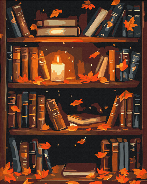 Malowanie po numerach Jesienna półka (BS54373)