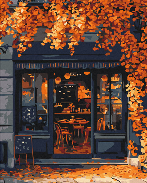 Malowanie po numerach Kawiarnia na rogu (BS54383)