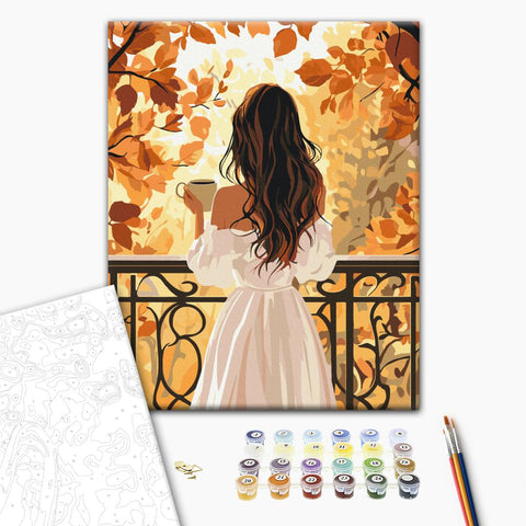 Malowanie po numerach Październikowy poranek (BS54358)