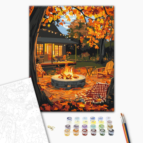 Malowanie po numerach Jesienna estetyka (BS54402)