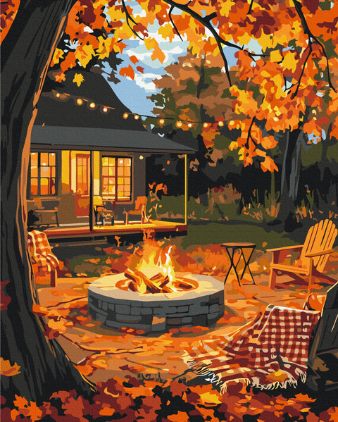 Malowanie po numerach Jesienna estetyka (BS54402)