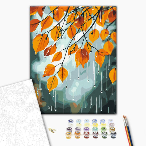 Malowanie po numerach Jesienny deszcz (BS54393)