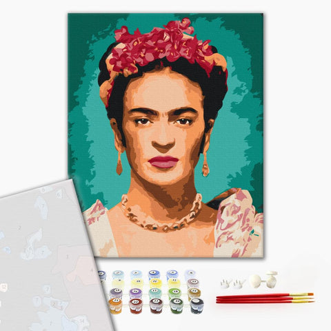 Premium malowanie po numerach Wzrok Fridy (PBS51517)