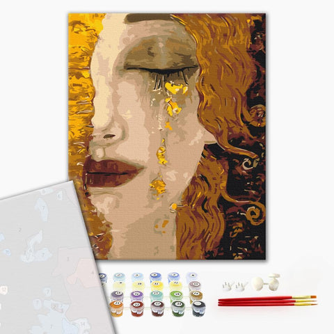 Premium malowanie po numerach Złote łzy. Gustav Klimt. (PBS51349)