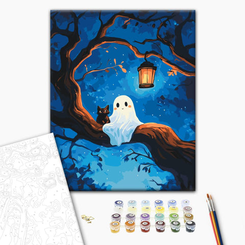 Malowanie po numerach Halloweenowi przyjaciele (BS54403)