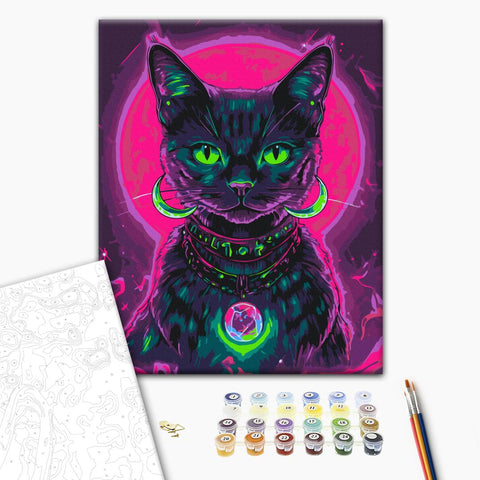 Malowanie po numerach Puszysty wróżbita (BS54410)