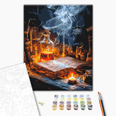 Malowanie po numerach Eliksiry i księgi zaklęć (BS54428)