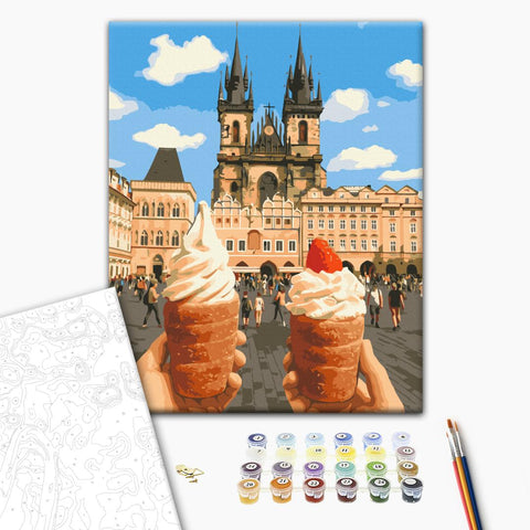 Malowanie po numerach Przysmaki starego miasta (BS54538)