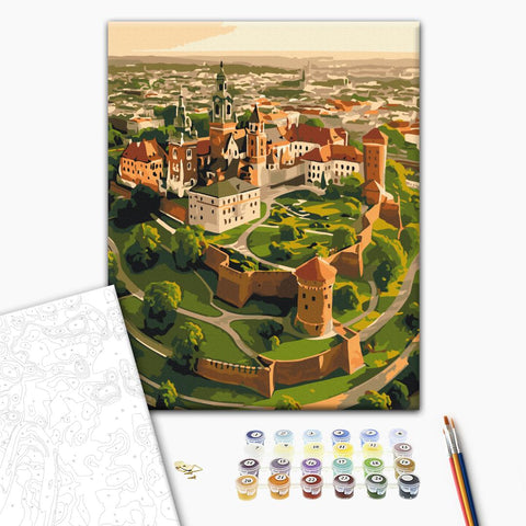 Malowanie po numerach Zamek Królewski na Wawelu (BS54543)