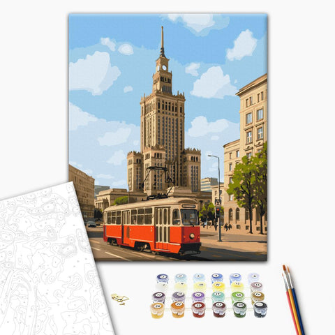 Malowanie po numerach Warszawa w ciągu dnia (BS54539)