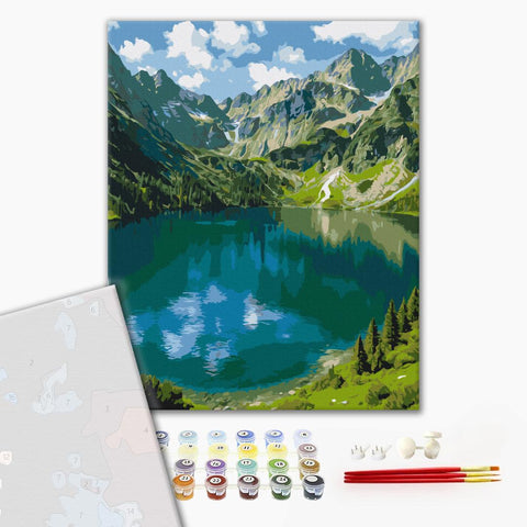Premium malowanie po numerach Morskie oko (PBS54537)