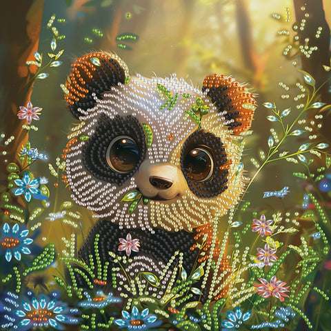 Haft diamentowy Uroczy pingwin (BH010)