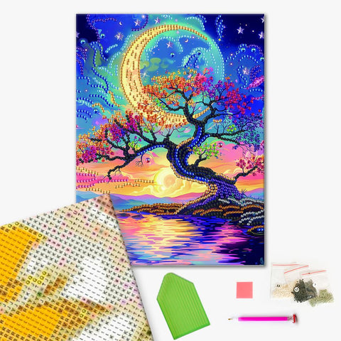 Haft diamentowy Uroczy pingwin (BH019)