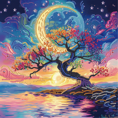 Haft diamentowy Uroczy pingwin (BH019)