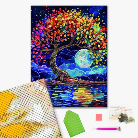 Haft diamentowy Uroczy pingwin (BH020)