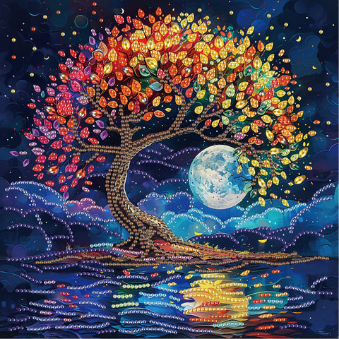 Haft diamentowy Uroczy pingwin (BH020)