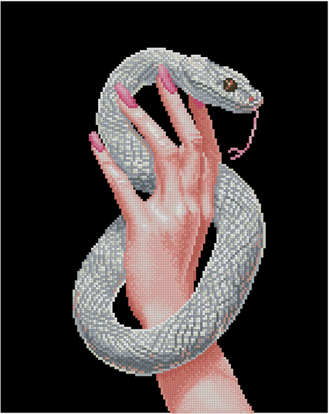 Haft diamentowy Łaska węża (DBS50230)