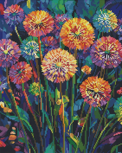 Haft diamentowy Mlecze (DBS54001)