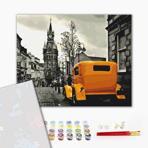 Premium malowanie po numerach London Taxi. (PBS4239)