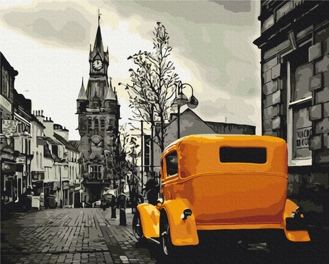 Premium malowanie po numerach London Taxi. (PBS4239)
