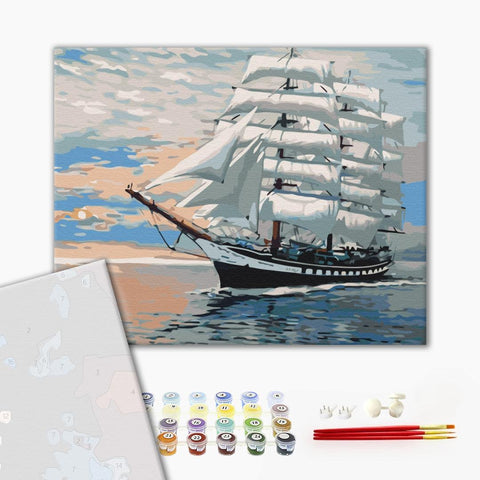 Premium malowanie po numerach Wiatr w żglach (PBS52208)