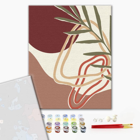 Premium malowanie po numerach Tryptyk pastelowy art (PBS51343)