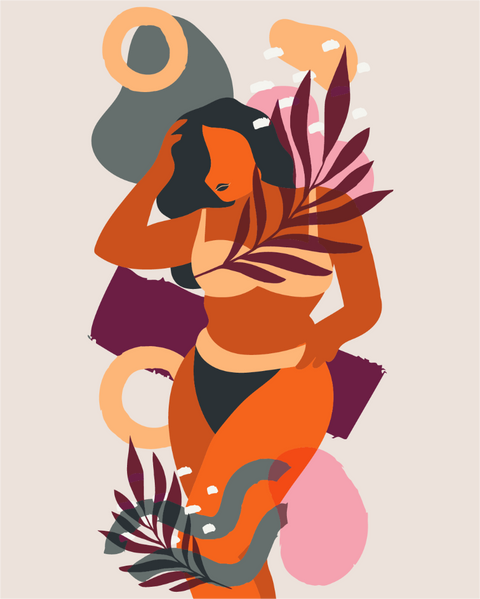 Premium malowanie po numerach Jasna przepiękna kobieta (PBS52375)